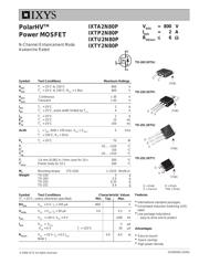 IXTP2N80P 数据规格书 1
