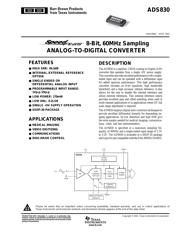 ADS830E2K5G4 数据规格书 1