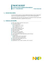 74LVC1G3157GW datasheet.datasheet_page 1