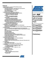 ATMEGA645-16MI 数据规格书 1