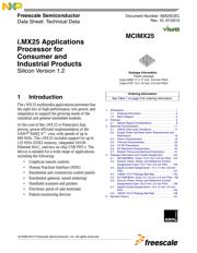 MCIMX280DVM4B 数据规格书 1
