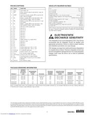 DAC811JU/1KE4 数据规格书 3