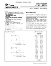 CY74FCT16827ETPVC datasheet.datasheet_page 1