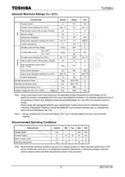 TLP260J datasheet.datasheet_page 2