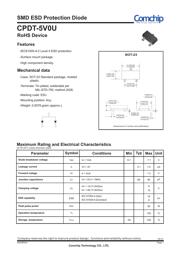 CPDT-5V0U 数据规格书 1