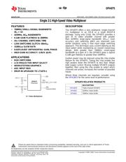 OPA875IDR datasheet.datasheet_page 1