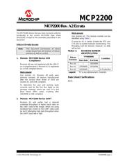 MCP2200-I/SS 数据规格书 1