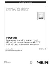 P87LPC768BD,512 datasheet.datasheet_page 1