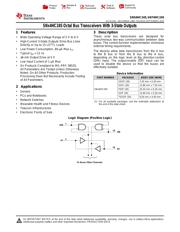 SN74HC245N Datenblatt PDF