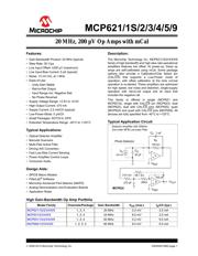 MCP622T-E/MF 数据规格书 1