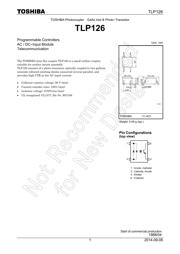 TLP126(TPL,F) Datenblatt PDF