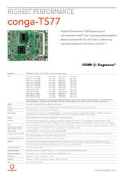 CONGA-TS77/I7-3612QE datasheet.datasheet_page 1