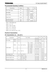 TC74LCX32FT(EL) 数据规格书 3