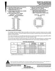 SN74BCT540ANSRE4 数据规格书 1