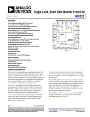 AD8232ACPZ-R7 Datenblatt PDF