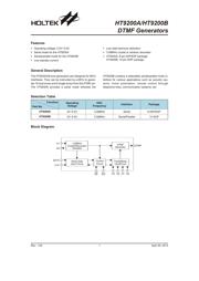 HT9200B-14SOP 数据规格书 1