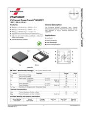 FDMC6688P datasheet.datasheet_page 1