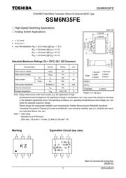 SSM6N35FE,LM 数据规格书 1