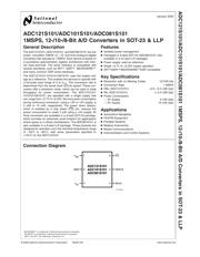 ADC121S101 数据规格书 1