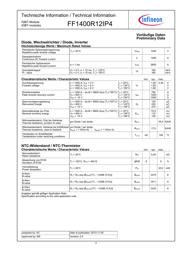 FF1400R12IP4 数据规格书 3