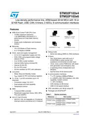 STM32F103C6T7ATR datasheet.datasheet_page 1