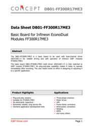 FF300R17ME4B11BOSA1 datasheet.datasheet_page 1