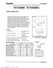 TC7SH00F datasheet.datasheet_page 1