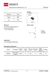 2SD2673TL datasheet.datasheet_page 1