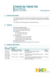 74AHC30PW datasheet.datasheet_page 1