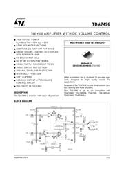 TDA7496 datasheet.datasheet_page 1