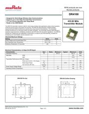 DR4100 数据规格书 1