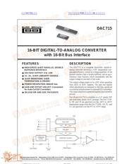 DAC715 数据规格书 1