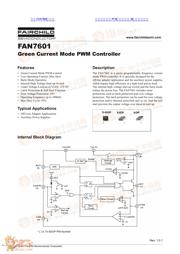 FAN7601 数据规格书 1