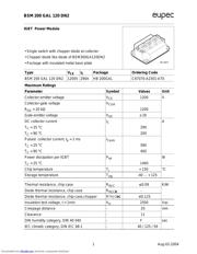 BSM200GAL120DN2 数据规格书 1