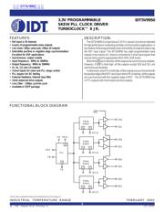 IDT5V9950 数据规格书 1