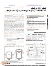 MAX544 数据规格书 1