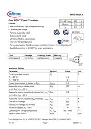 SPD03N50C3BTMA1 datasheet.datasheet_page 1