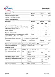 SPD03N50C3ATMA1 datasheet.datasheet_page 2