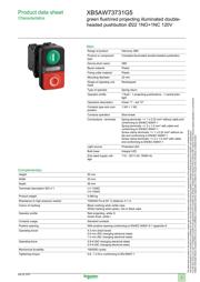 XB5AW73731G5 datasheet.datasheet_page 1