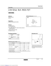 2SK3541T2L 数据规格书 1