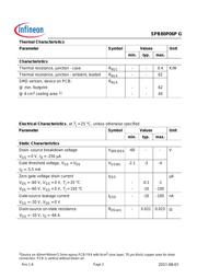 SPB80P06P datasheet.datasheet_page 2