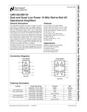 LM6134AIM 数据规格书 1