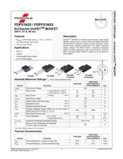 FDP51N25 datasheet.datasheet_page 1