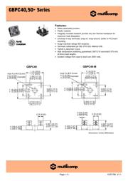 GBPC5010 数据手册