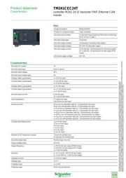 TM241CEC24T 数据规格书 1