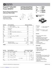 IXFN64N50PD3 数据规格书 1