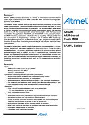 ATSAM4LC2BA-MU 数据规格书 1