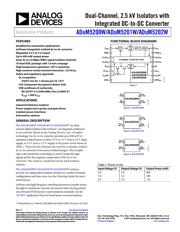 ADUM5201WCRWZ-RL datasheet.datasheet_page 1