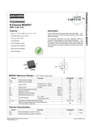 FDD4N60NZ datasheet.datasheet_page 1