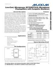 MAX4465EXK+ datasheet.datasheet_page 1